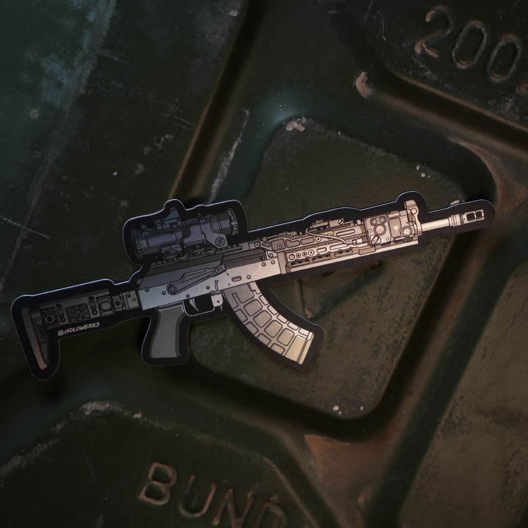 Alpha AK sticker