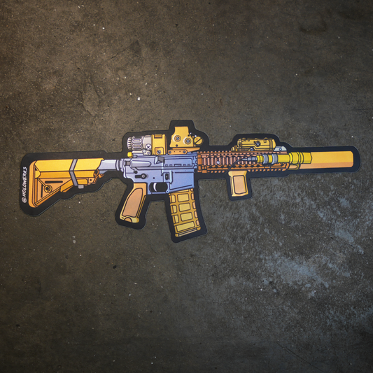 Mk18 Sticker Holowerks - Holographic Stickers